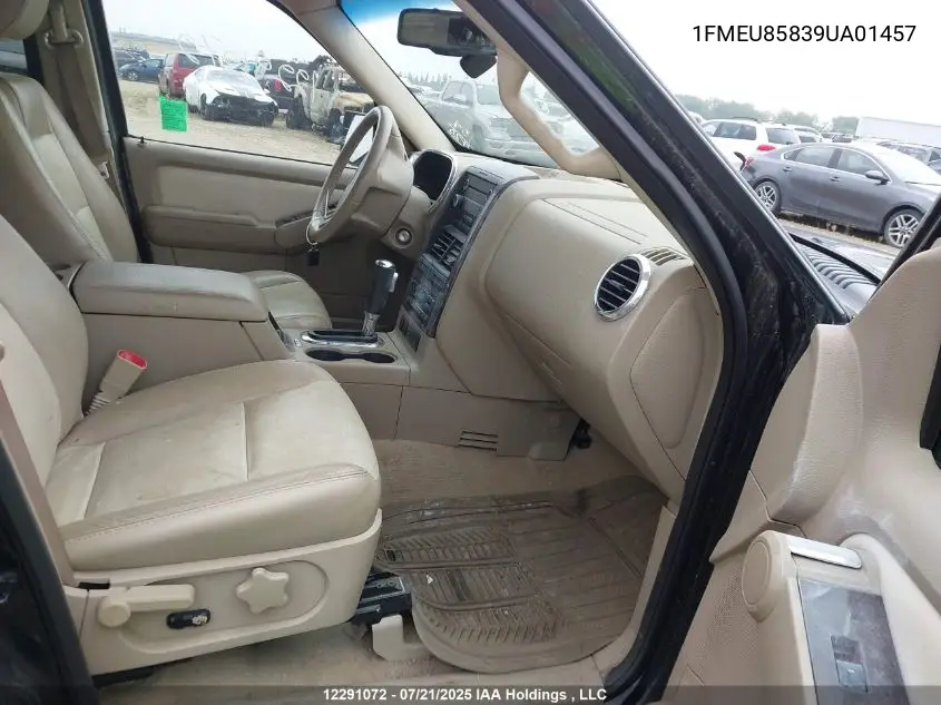 2009 Ford Explorer Limited VIN: 1FMEU85839UA01457 Lot: 12291072