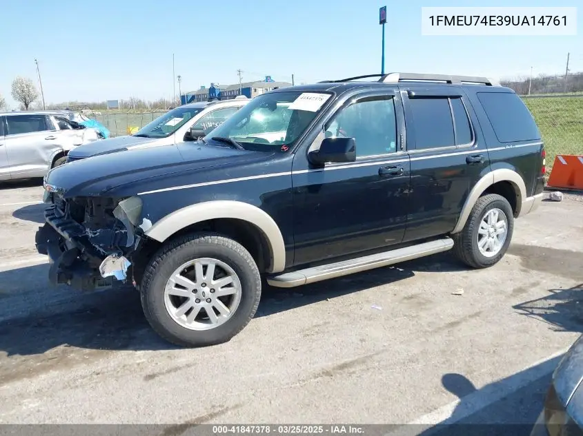 2009 Ford Explorer Eddie Bauer VIN: 1FMEU74E39UA14761 Lot: 41847378