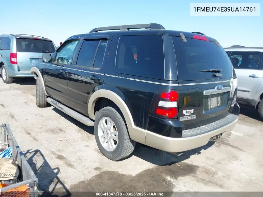 2009 Ford Explorer Eddie Bauer VIN: 1FMEU74E39UA14761 Lot: 41847378