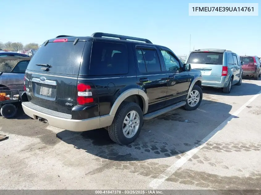 2009 Ford Explorer Eddie Bauer VIN: 1FMEU74E39UA14761 Lot: 41847378