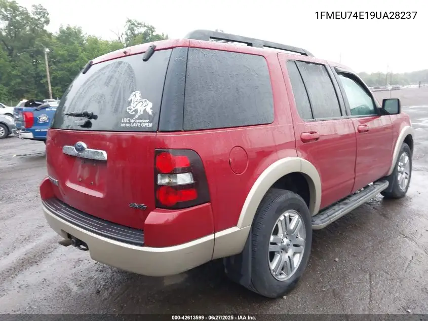 2009 Ford Explorer Eddie Bauer VIN: 1FMEU74E19UA28237 Lot: 42613599
