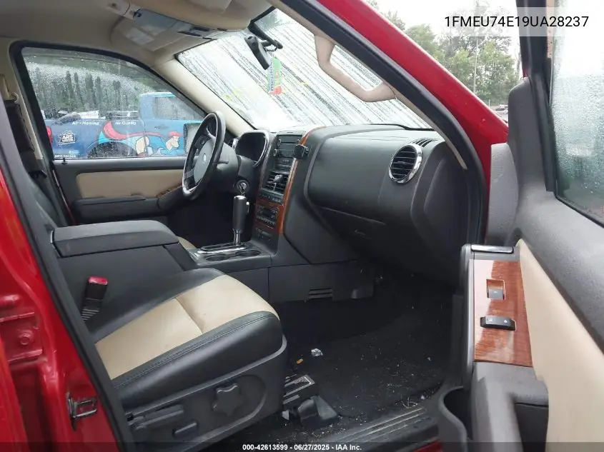 2009 Ford Explorer Eddie Bauer VIN: 1FMEU74E19UA28237 Lot: 42613599