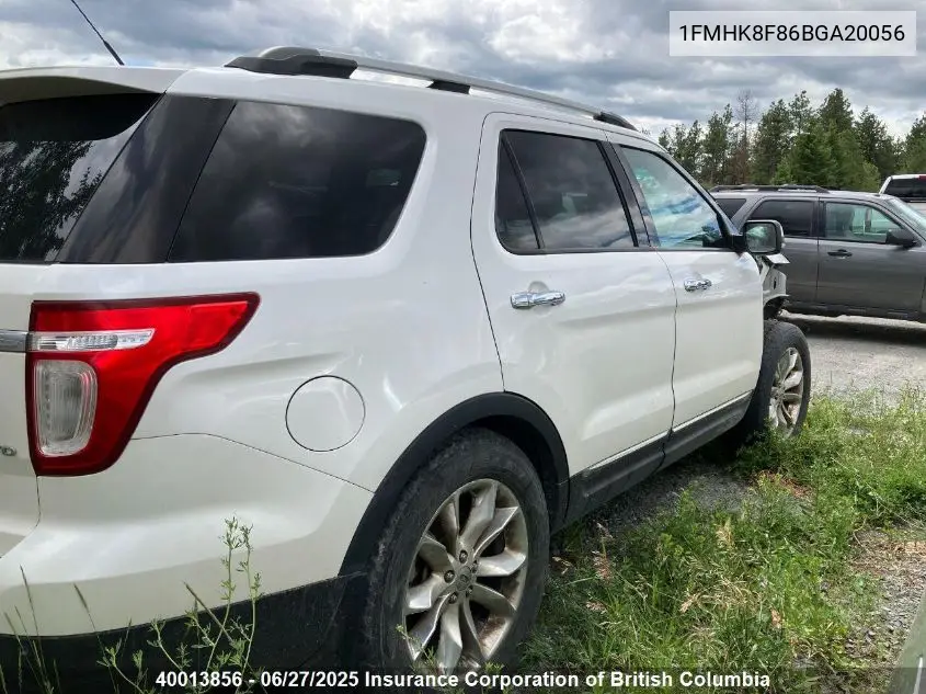 2011 Ford Explorer Limited VIN: 1FMHK8F86BGA20056 Lot: 40013856