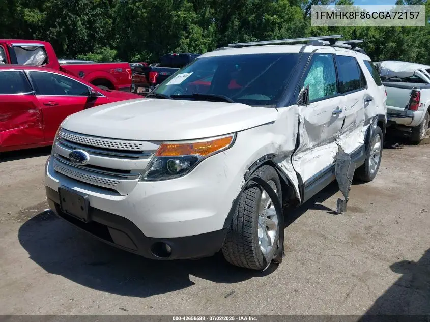 2012 Ford Explorer Limited VIN: 1FMHK8F86CGA72157 Lot: 42656598
