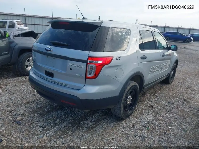 2013 Ford Police Interceptor VIN: 1FM5K8AR1DGC40629 Lot: 42127592