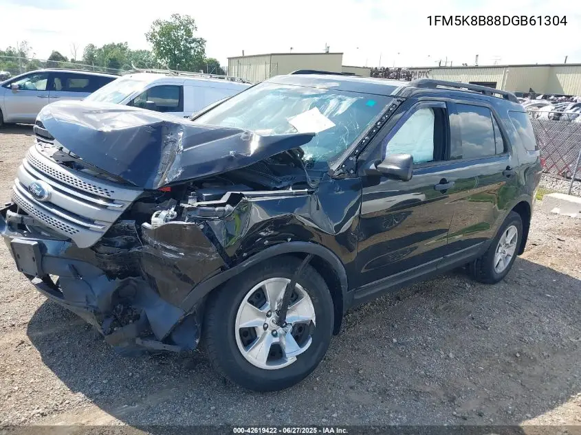 2013 Ford Explorer VIN: 1FM5K8B88DGB61304 Lot: 42619422