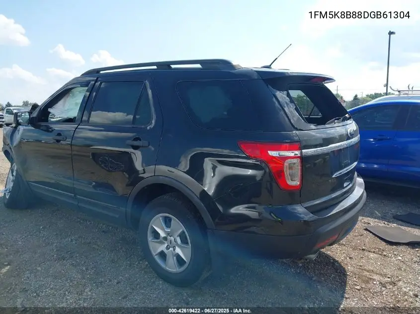 2013 Ford Explorer VIN: 1FM5K8B88DGB61304 Lot: 42619422
