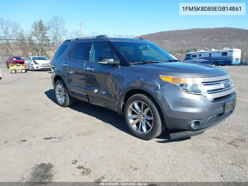 2014 Ford Explorer Xlt VIN: 1FM5K8D85EGB14861 Lot: 41930309