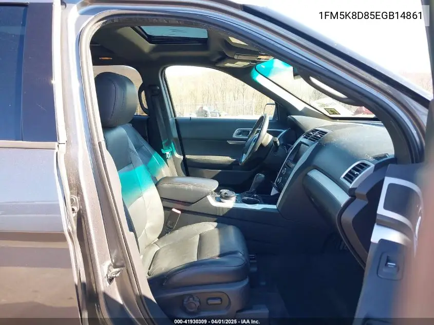 2014 Ford Explorer Xlt VIN: 1FM5K8D85EGB14861 Lot: 41930309