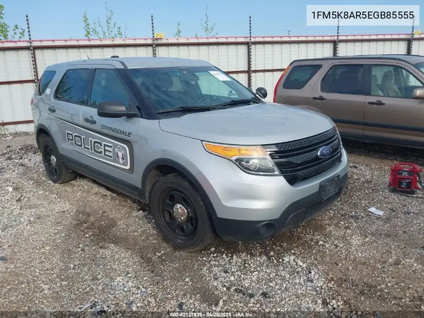 2014 Ford Police Interceptor VIN: 1FM5K8AR5EGB85555 Lot: 42127635
