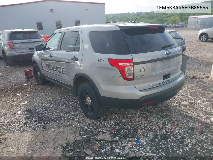 2014 Ford Police Interceptor VIN: 1FM5K8AR5EGB85555 Lot: 42127635