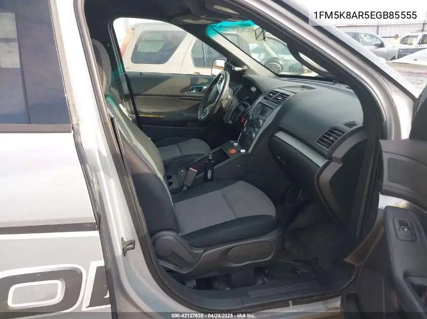 2014 Ford Police Interceptor VIN: 1FM5K8AR5EGB85555 Lot: 42127635