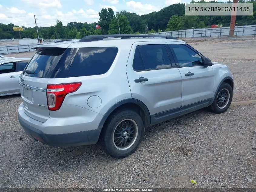 2014 Ford Explorer VIN: 1FM5K7B89EGA11455 Lot: 42577120