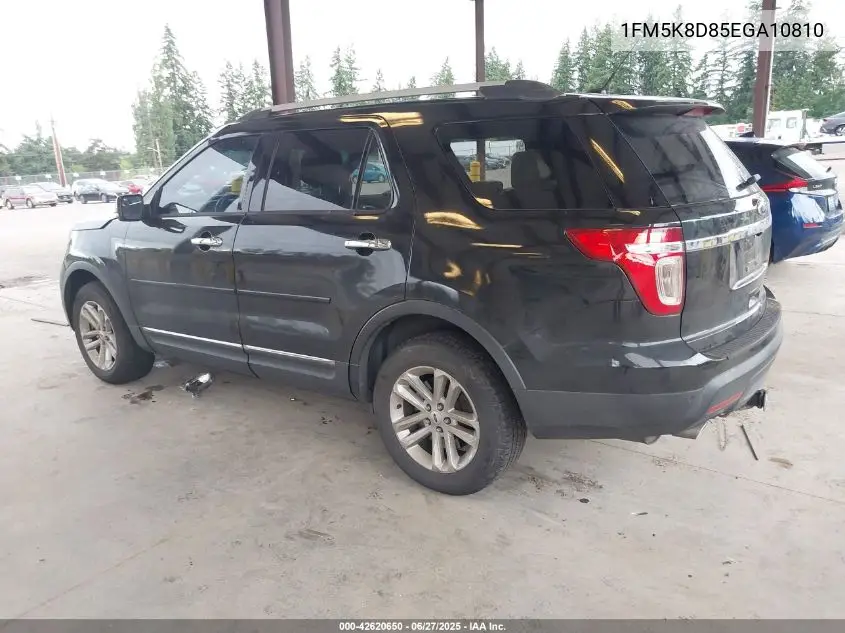 2014 Ford Explorer Xlt VIN: 1FM5K8D85EGA10810 Lot: 42620650