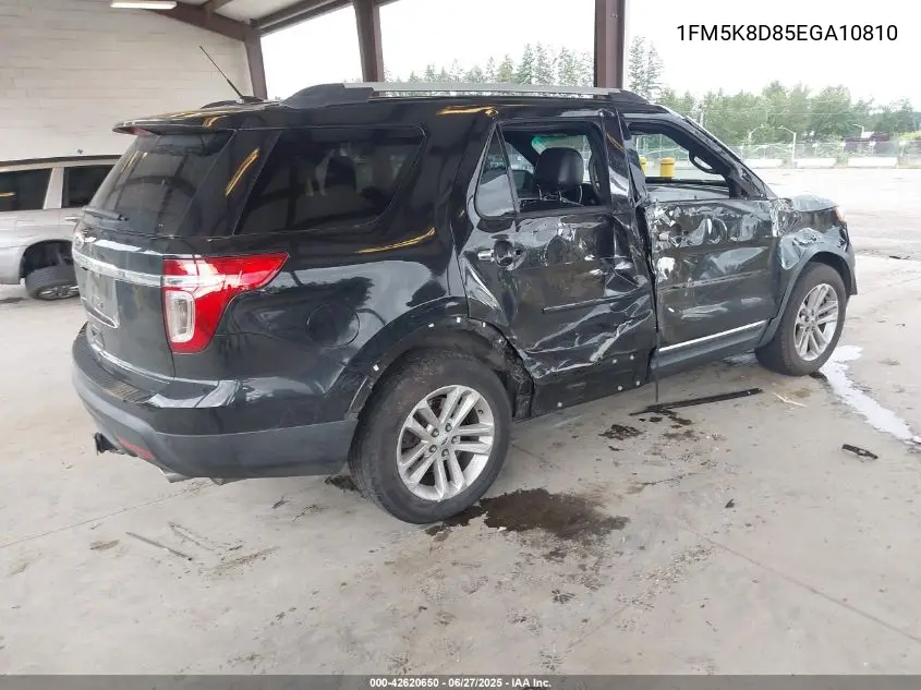 2014 Ford Explorer Xlt VIN: 1FM5K8D85EGA10810 Lot: 42620650