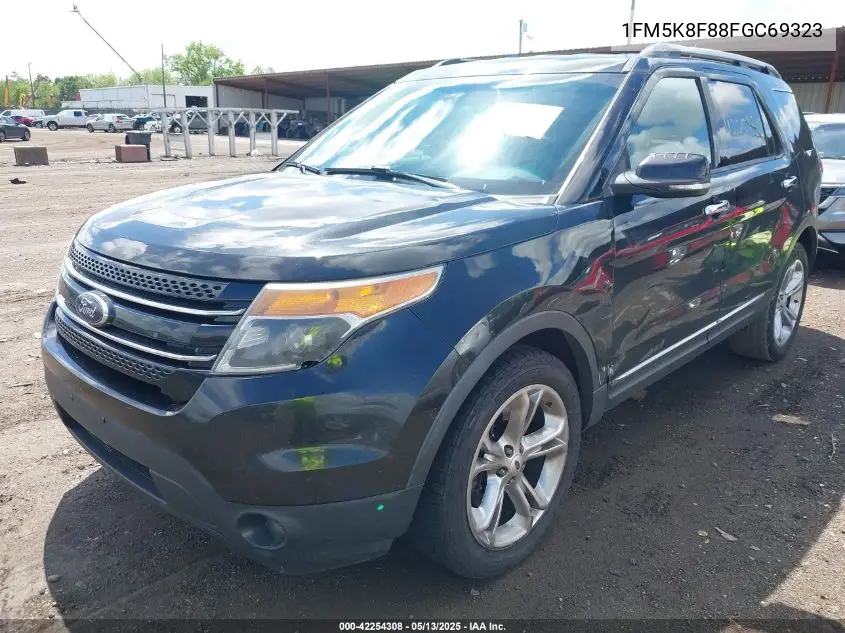 2015 Ford Explorer Limited VIN: 1FM5K8F88FGC69323 Lot: 42254308