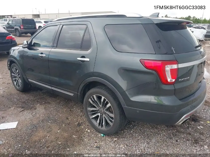 2016 Ford Explorer Platinum VIN: 1FM5K8HT6GGC33083 Lot: 42625152