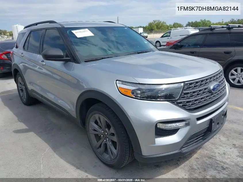 2021 Ford Explorer Xlt VIN: 1FMSK7DH8MGA82144 Lot: 41902857