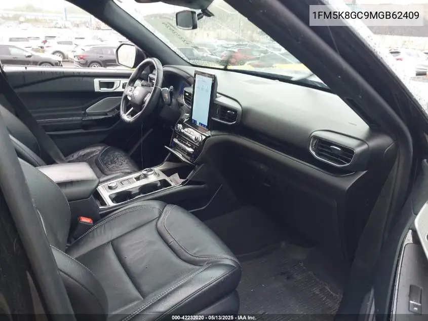 2021 Ford Explorer St VIN: 1FM5K8GC9MGB62409 Lot: 42232020