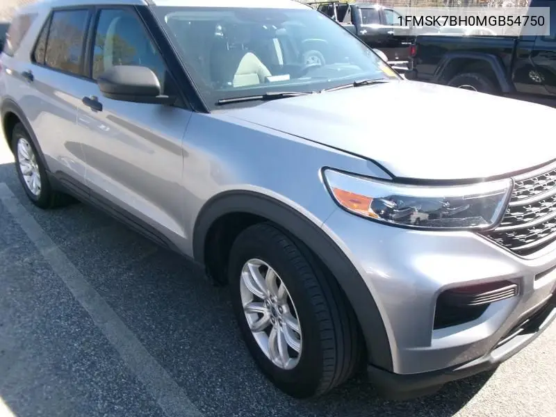 2021 Ford Explorer VIN: 1FMSK7BH0MGB54750 Lot: 42260694