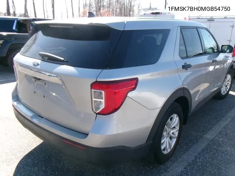 2021 Ford Explorer VIN: 1FMSK7BH0MGB54750 Lot: 42260694