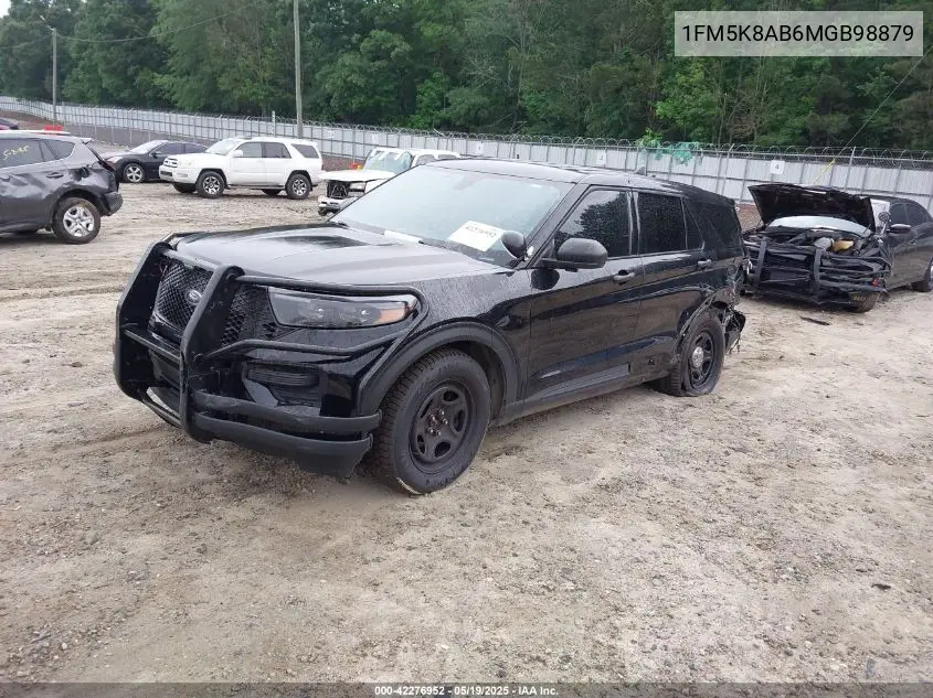 2021 Ford Police Interceptor VIN: 1FM5K8AB6MGB98879 Lot: 42276952