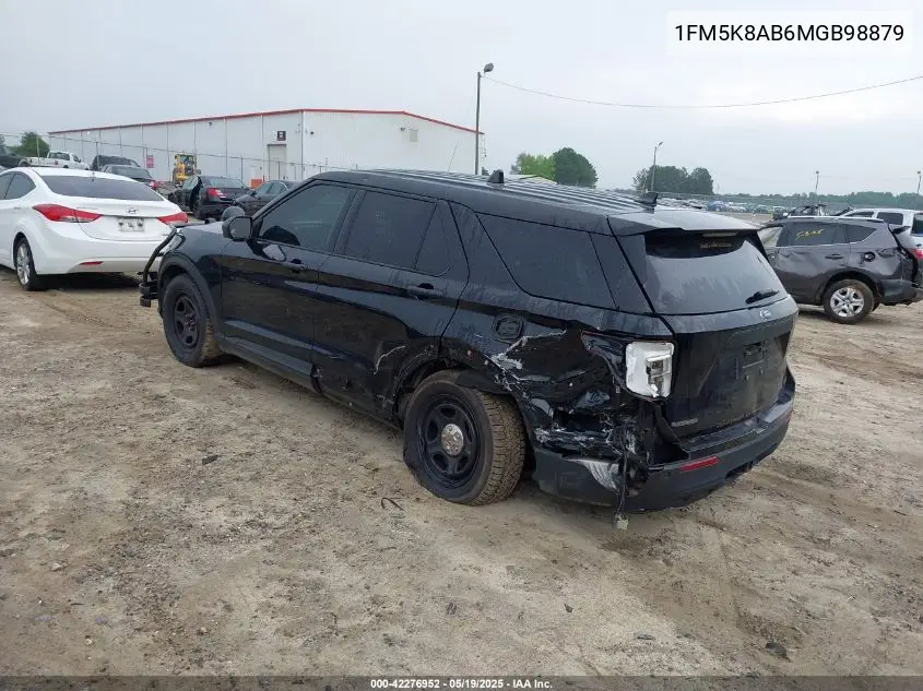 2021 Ford Police Interceptor VIN: 1FM5K8AB6MGB98879 Lot: 42276952