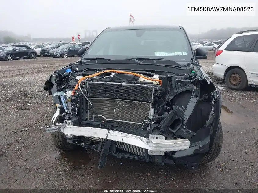 2021 Ford Police Interceptor VIN: 1FM5K8AW7MNA08523 Lot: 42490442