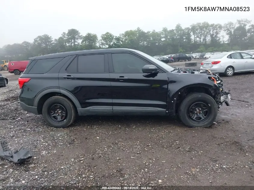 2021 Ford Police Interceptor VIN: 1FM5K8AW7MNA08523 Lot: 42490442