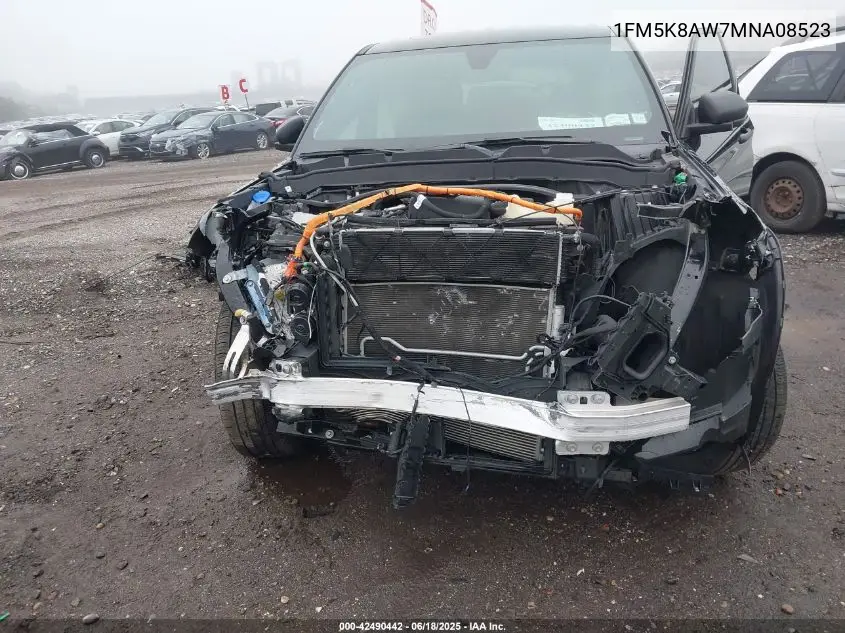 2021 Ford Police Interceptor VIN: 1FM5K8AW7MNA08523 Lot: 42490442