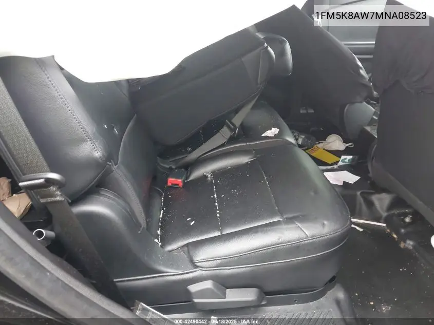 2021 Ford Police Interceptor VIN: 1FM5K8AW7MNA08523 Lot: 42490442
