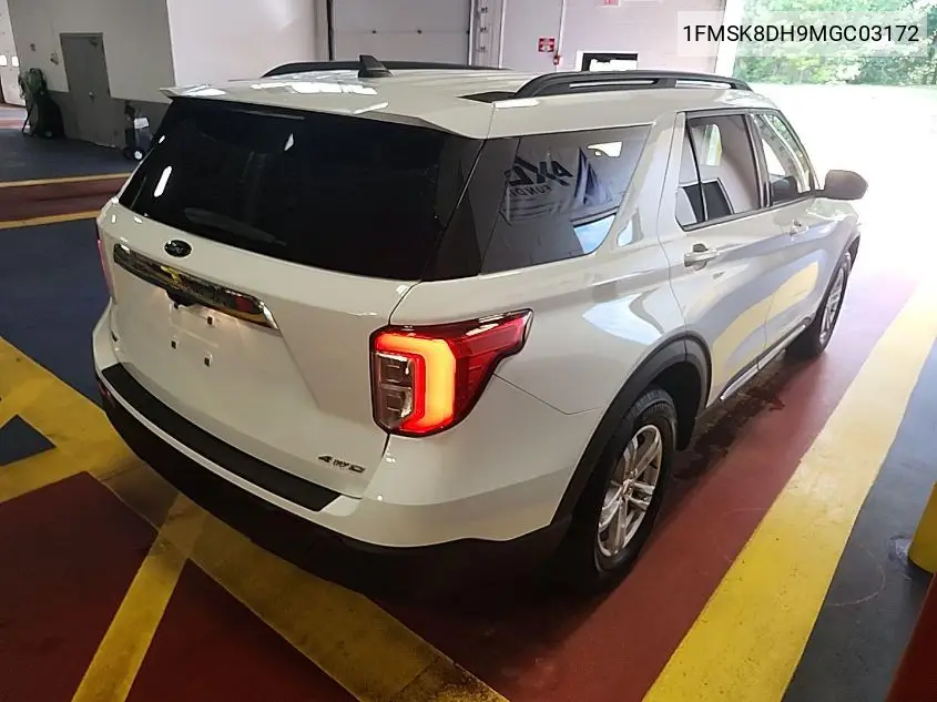 2021 Ford Explorer Xlt VIN: 1FMSK8DH9MGC03172 Lot: 42612849