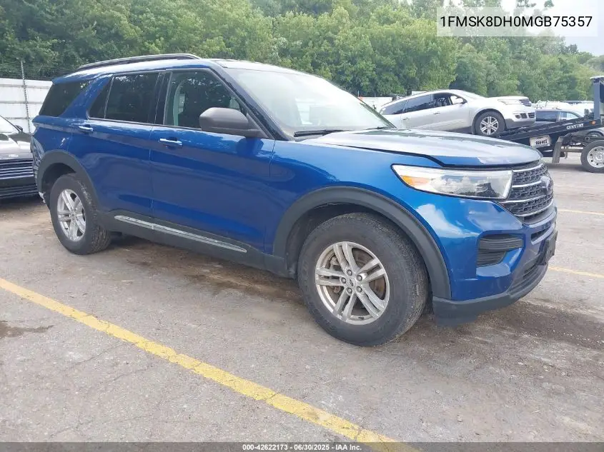 2021 Ford Explorer Xlt VIN: 1FMSK8DH0MGB75357 Lot: 42622173