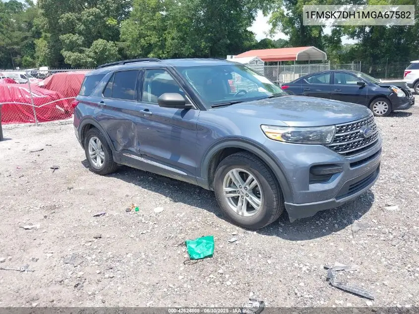 2021 Ford Explorer Xlt VIN: 1FMSK7DH1MGA67582 Lot: 42624808