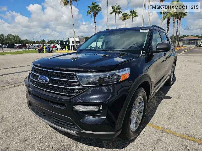 2021 Ford Explorer Xlt VIN: 1FMSK7DHXMGC11615 Lot: 42633667