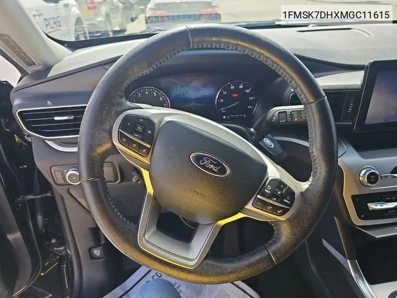 2021 Ford Explorer Xlt VIN: 1FMSK7DHXMGC11615 Lot: 42633667