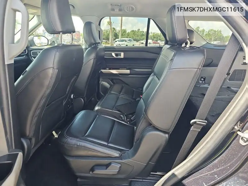 2021 Ford Explorer Xlt VIN: 1FMSK7DHXMGC11615 Lot: 42633667