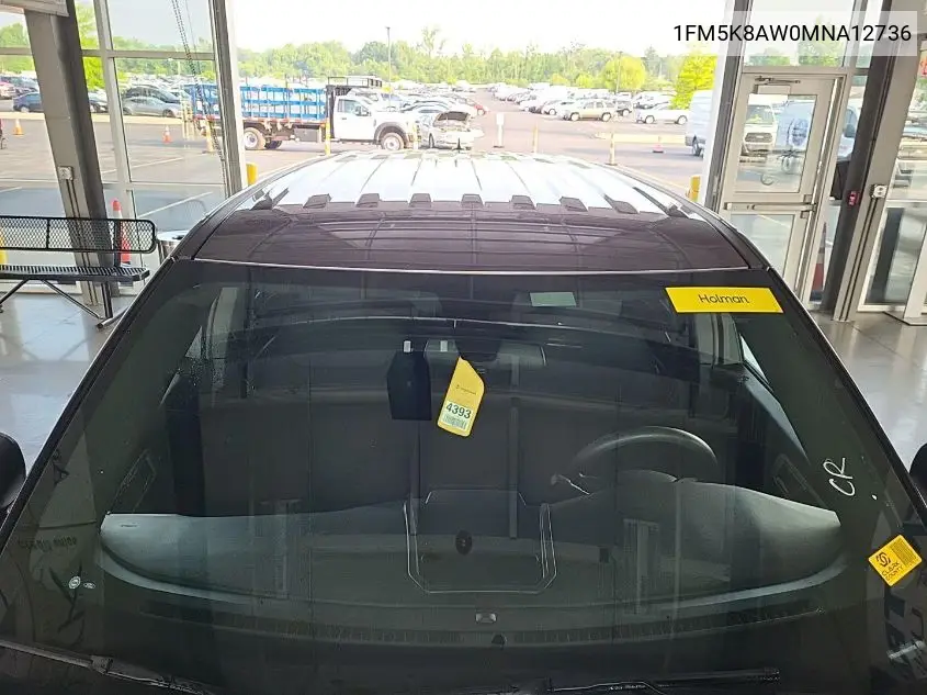2021 Ford Explorer Police Interceptor VIN: 1FM5K8AW0MNA12736 Lot: 42634816