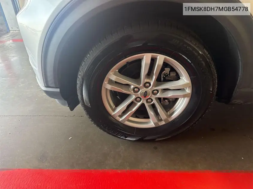 2021 Ford Explorer Xlt VIN: 1FMSK8DH7MGB54778 Lot: 42642832