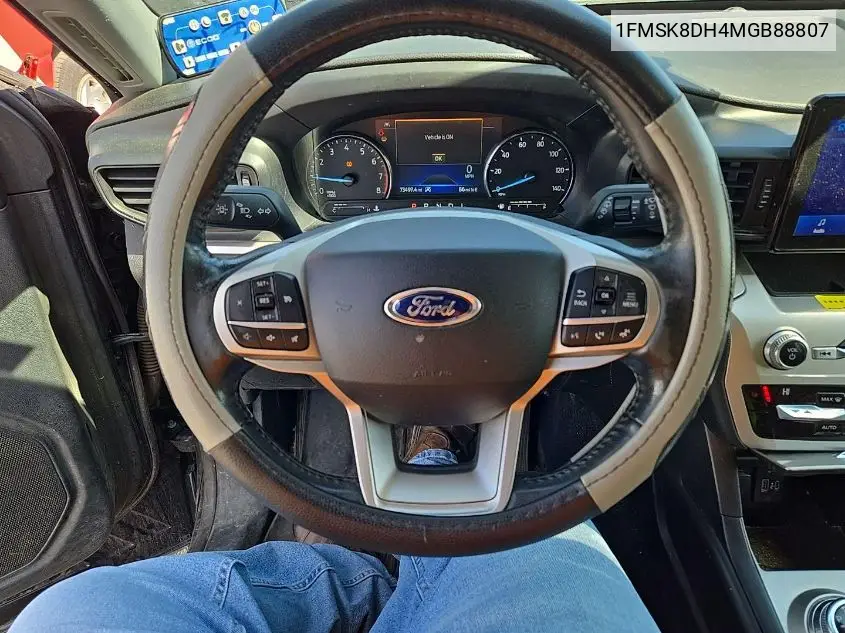 2021 Ford Explorer Xlt VIN: 1FMSK8DH4MGB88807 Lot: 42642868