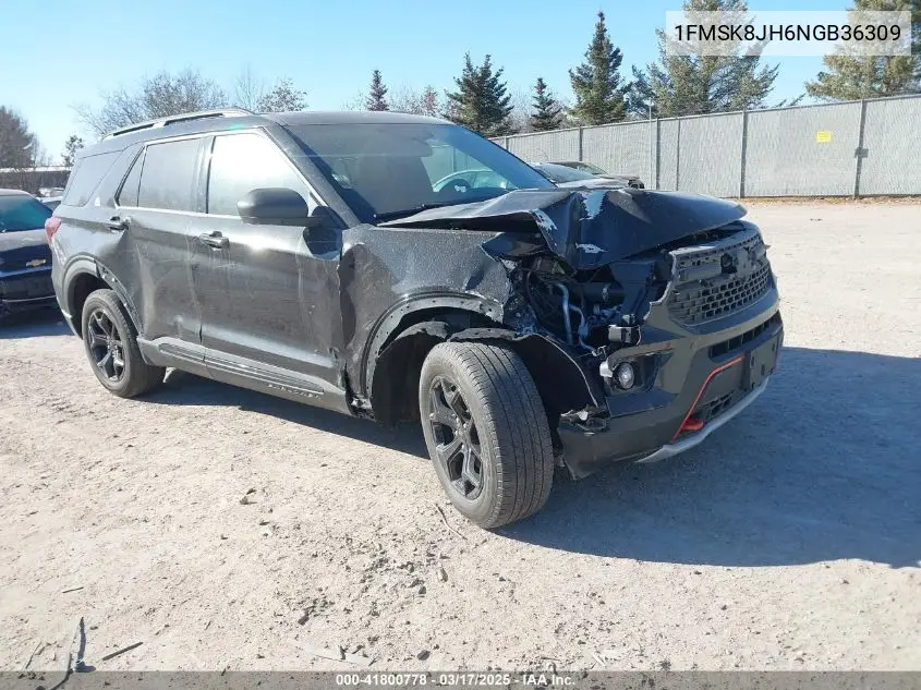 2022 Ford Explorer Timberline VIN: 1FMSK8JH6NGB36309 Lot: 41800778