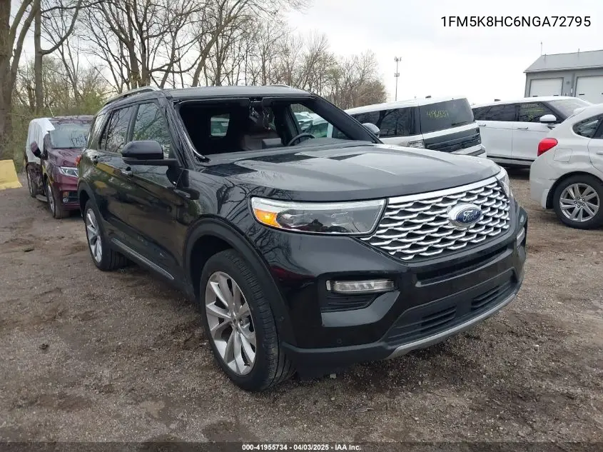 2022 Ford Explorer Platinum VIN: 1FM5K8HC6NGA72795 Lot: 41955734