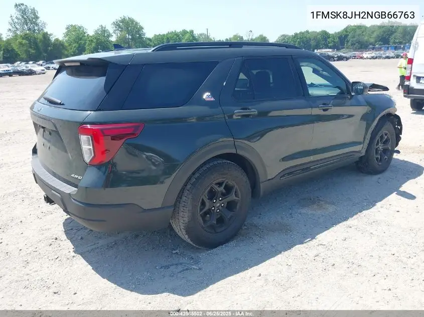 2022 Ford Explorer Timberline VIN: 1FMSK8JH2NGB66763 Lot: 42585502