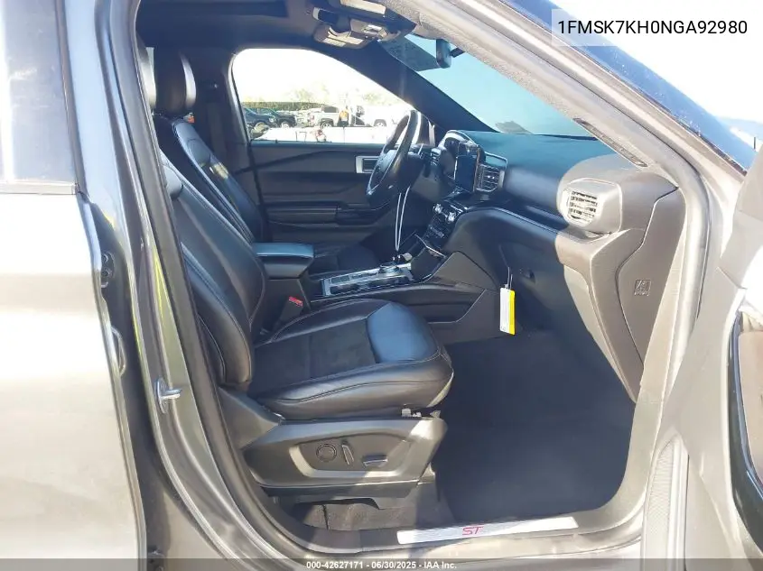1FMSK7KH0NGA92980 2022 Ford Explorer St-Line