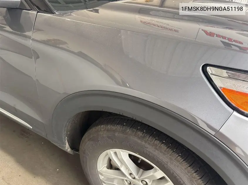 2022 Ford Explorer Xlt VIN: 1FMSK8DH9NGA51198 Lot: 42634919