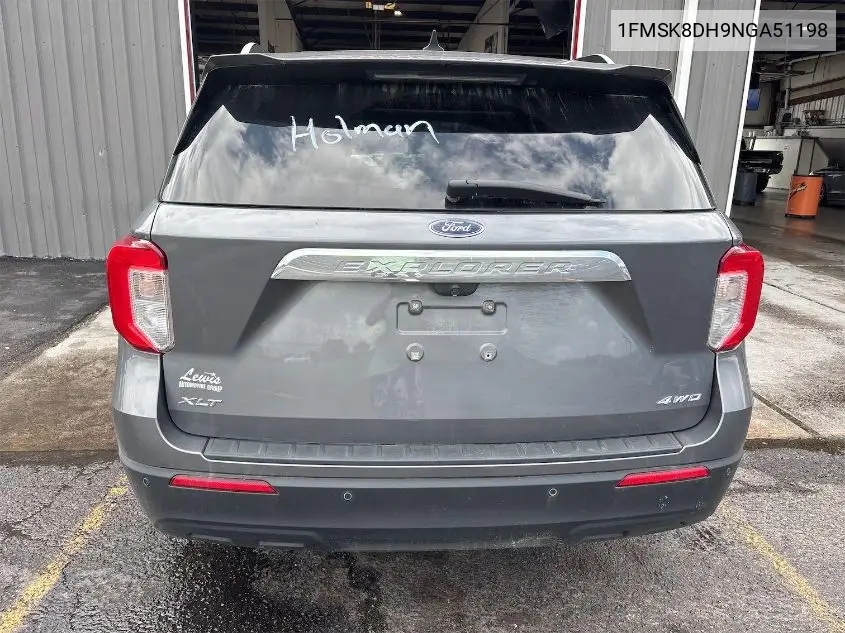 2022 Ford Explorer Xlt VIN: 1FMSK8DH9NGA51198 Lot: 42634919