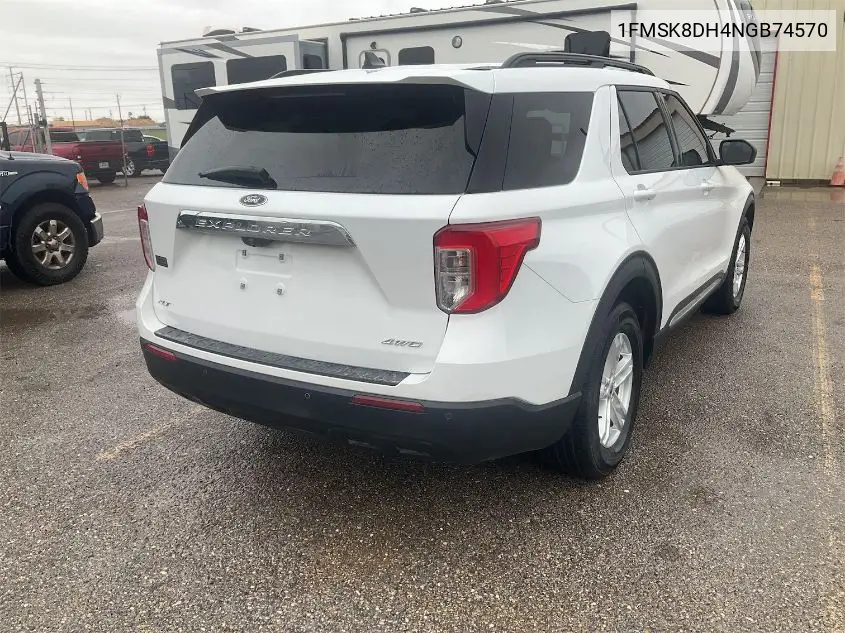 1fmsk8dh4ngb74570 1FMSK8DH4NGB74570 2022 Ford Explorer Xlt