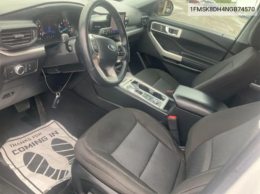 1fmsk8dh4ngb74570 1FMSK8DH4NGB74570 2022 Ford Explorer Xlt