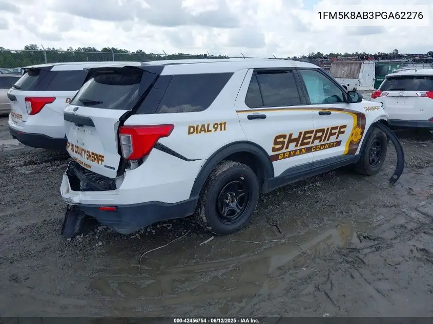 2023 Ford Police Interceptor VIN: 1FM5K8AB3PGA62276 Lot: 42456754