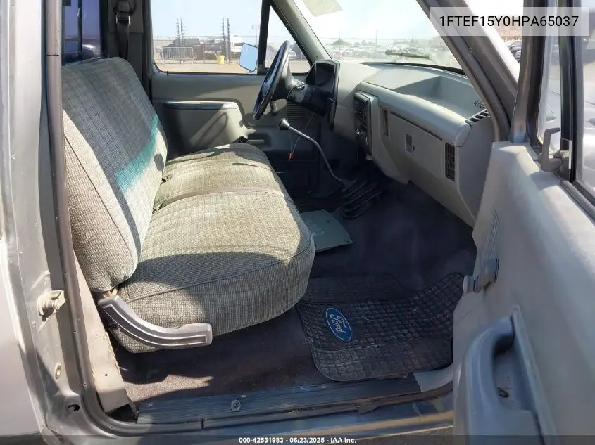 1987 Ford F150 VIN: 1FTEF15Y0HPA65037 Lot: 42531983